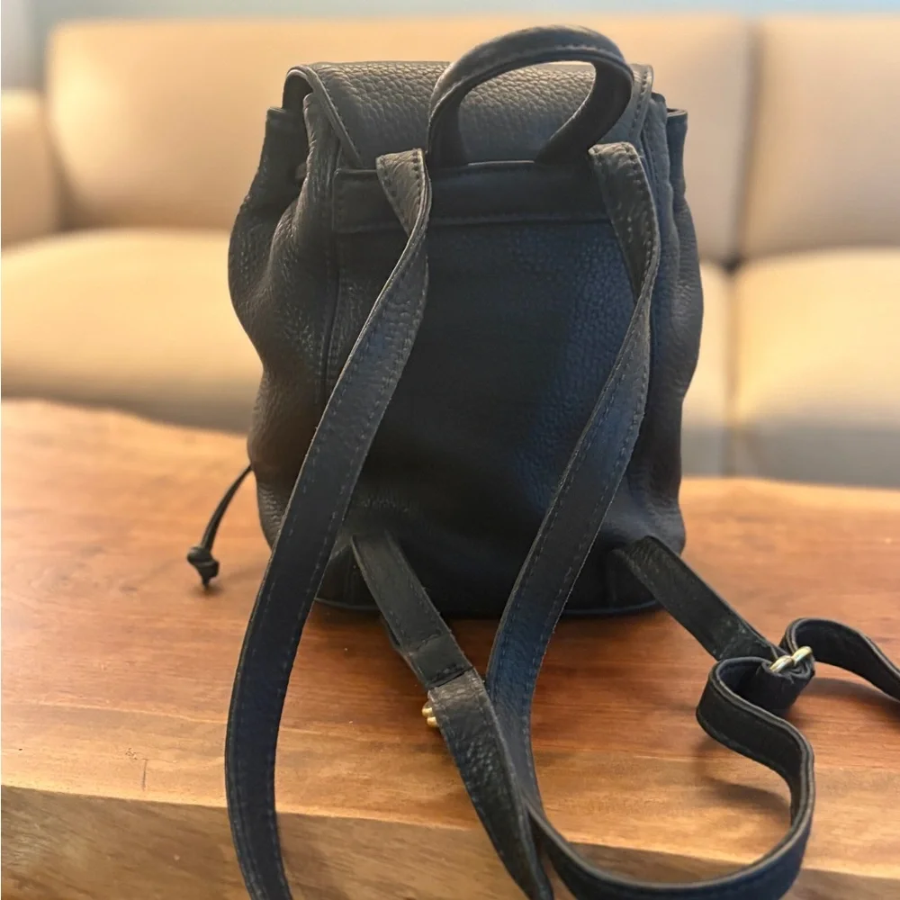 Coach Sonoma Mini Drawstring Pebbled Leather Backpack - Picture 2 of 7